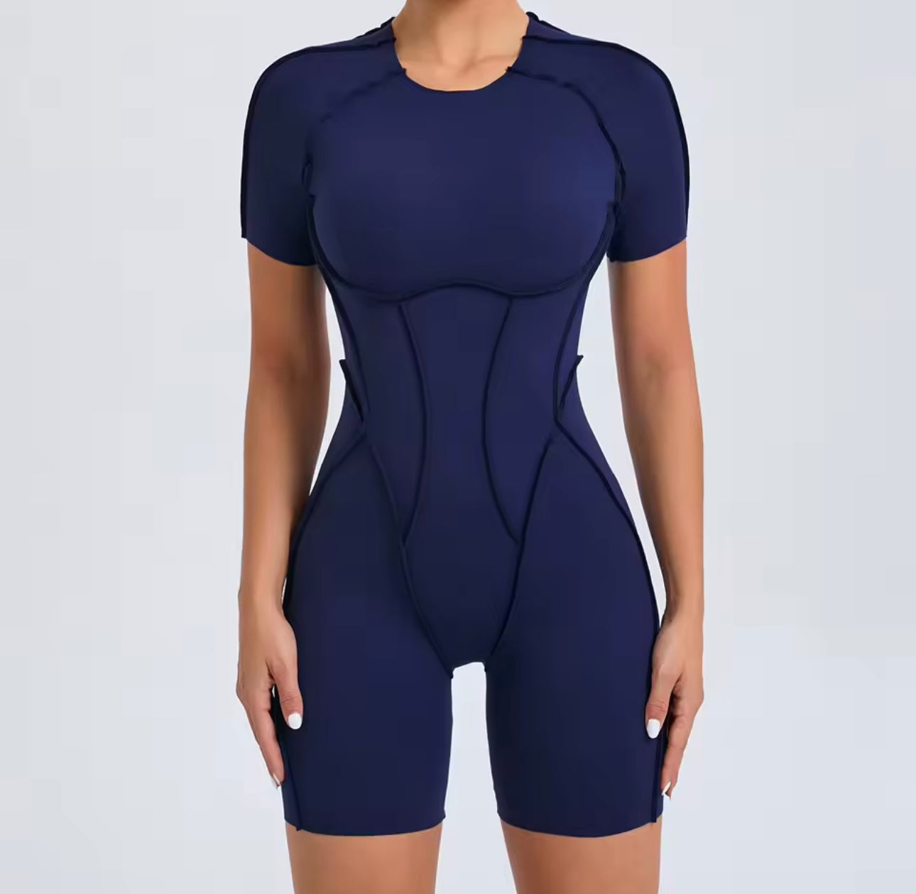 Women’s Backless Short Jumpsuit Sportswear