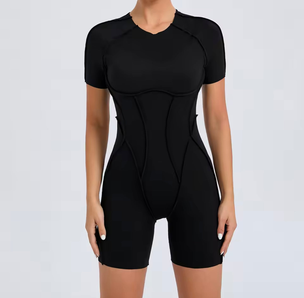 Women’s Backless Short Jumpsuit Sportswear