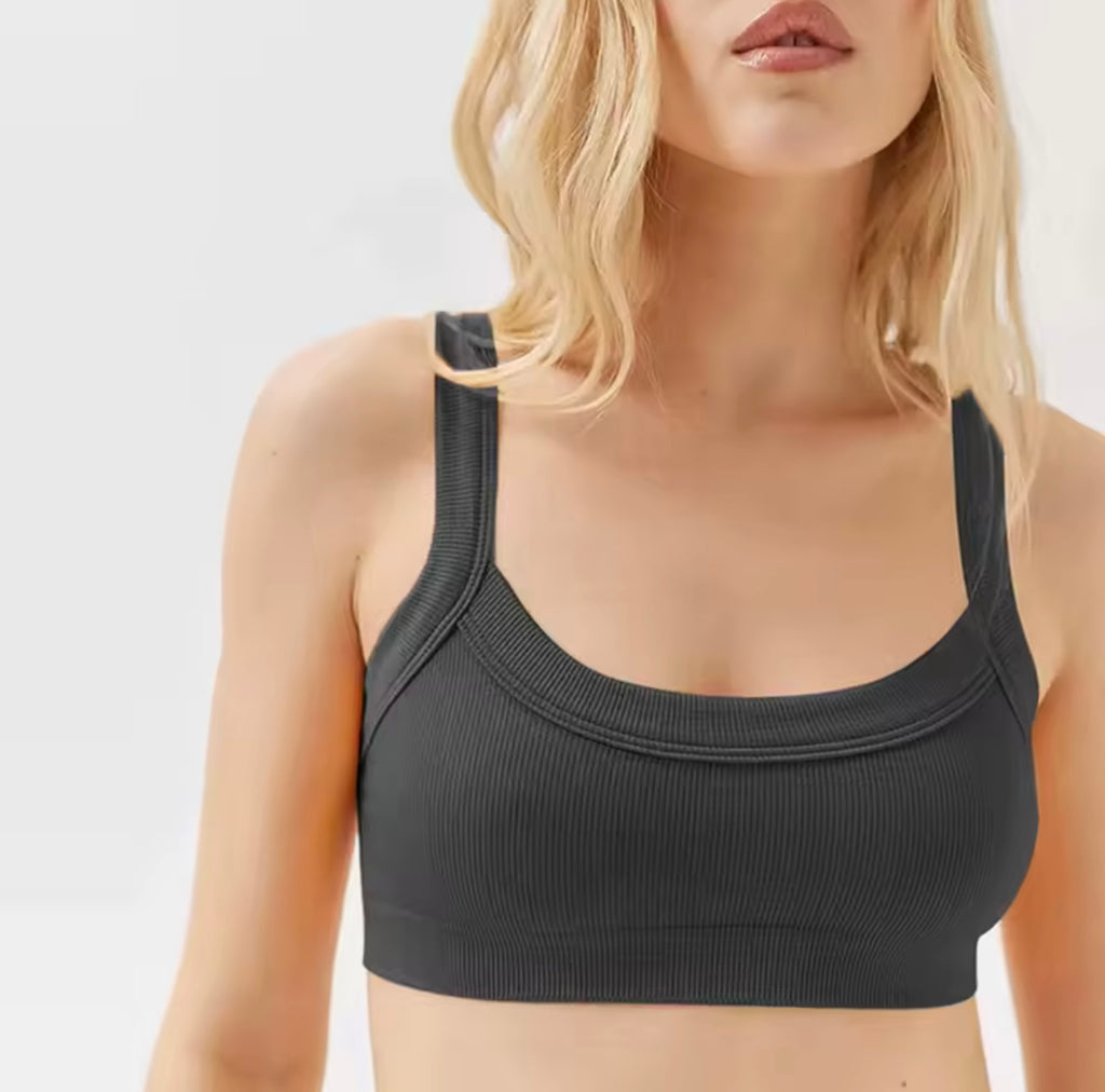 Women’s Knitted Cotton Bra Crop Top