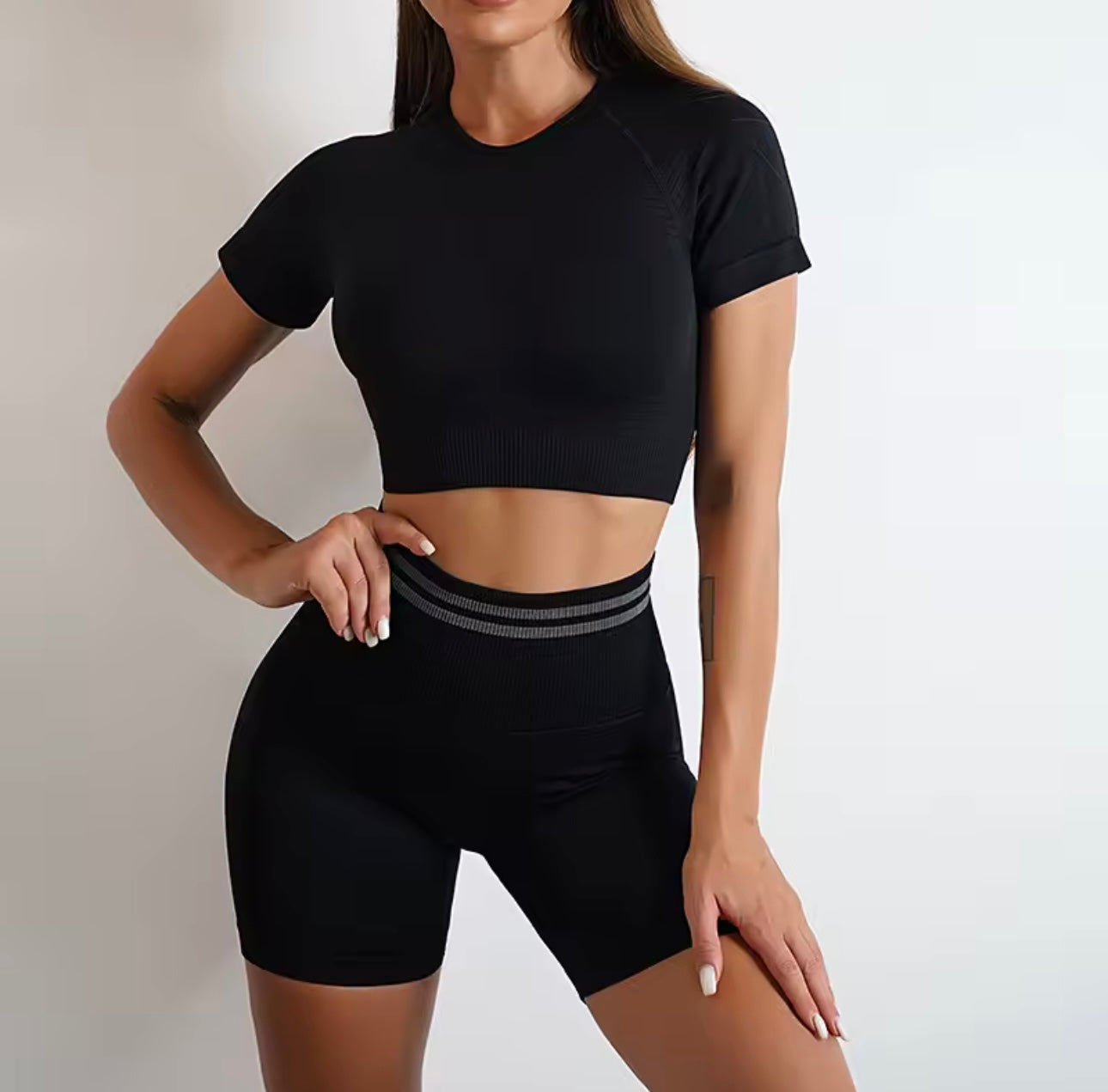 Women’s Seamless Stretch Workout Set
