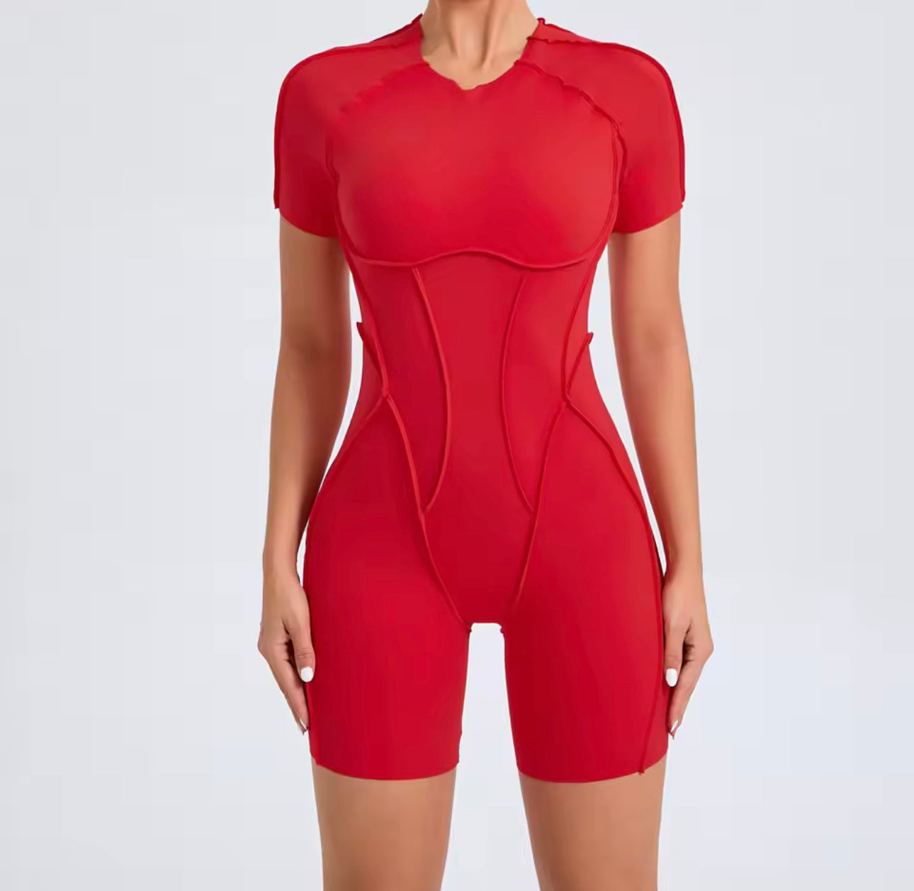 Women’s Backless Short Jumpsuit Sportswear