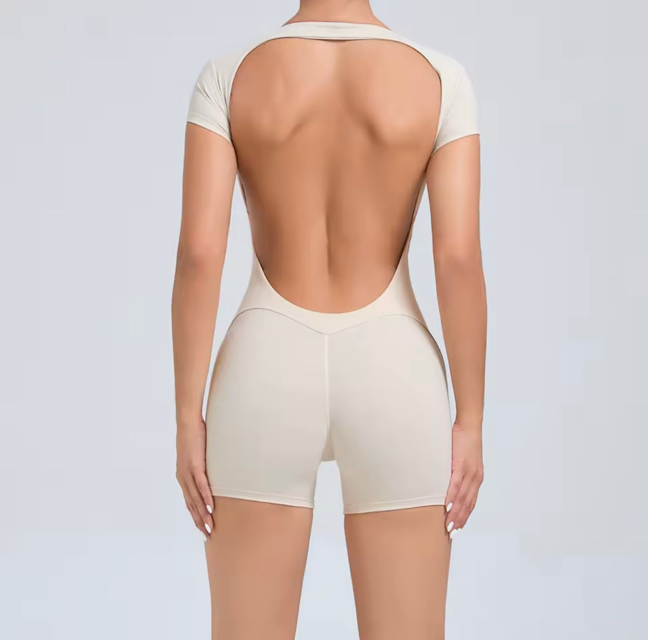 Scrunch Butt Shorts Jumpsuit
