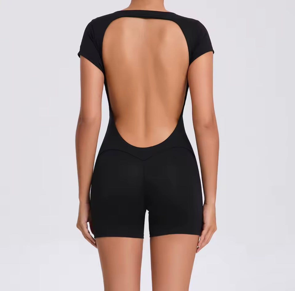 Scrunch Butt Shorts Jumpsuit