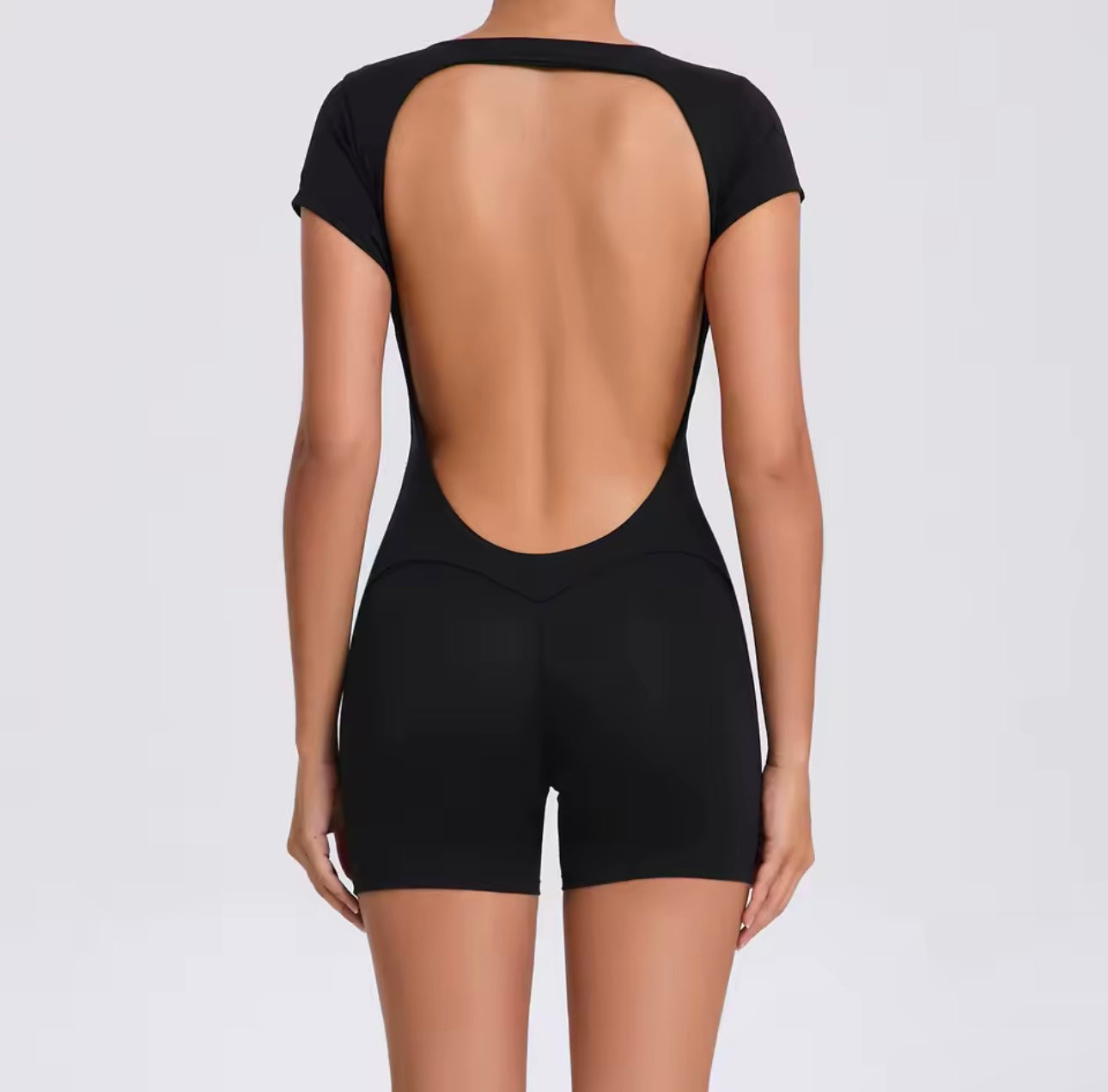 Scrunch Butt Shorts Jumpsuit