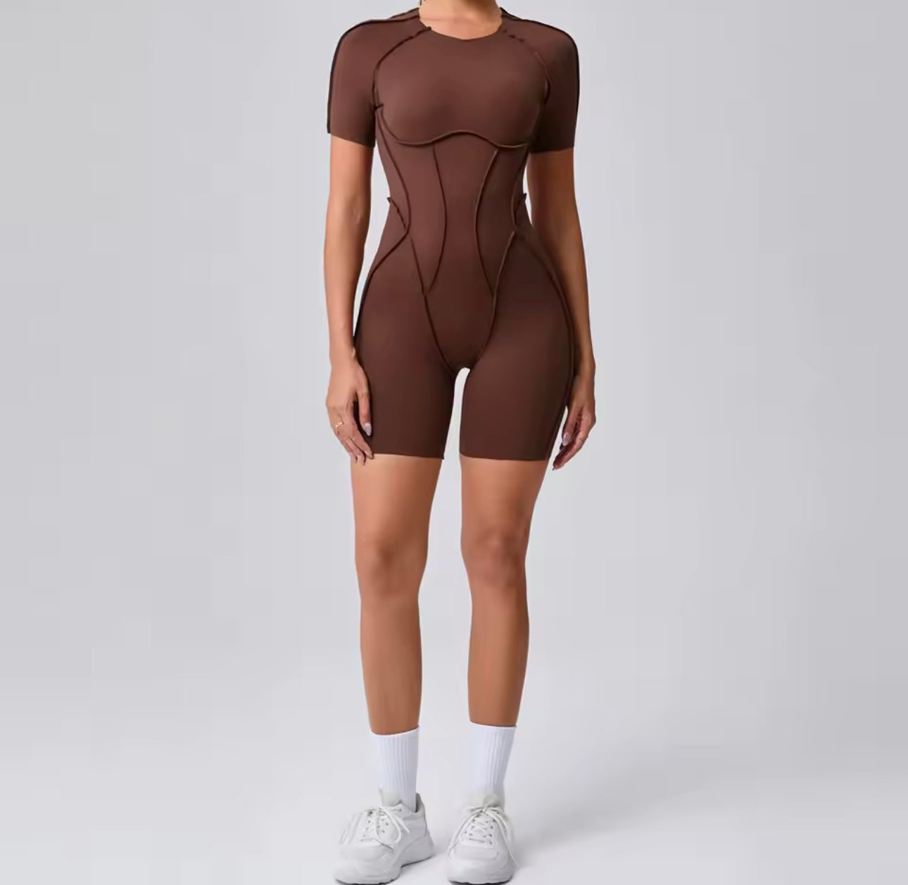 Women’s Backless Short Jumpsuit Sportswear