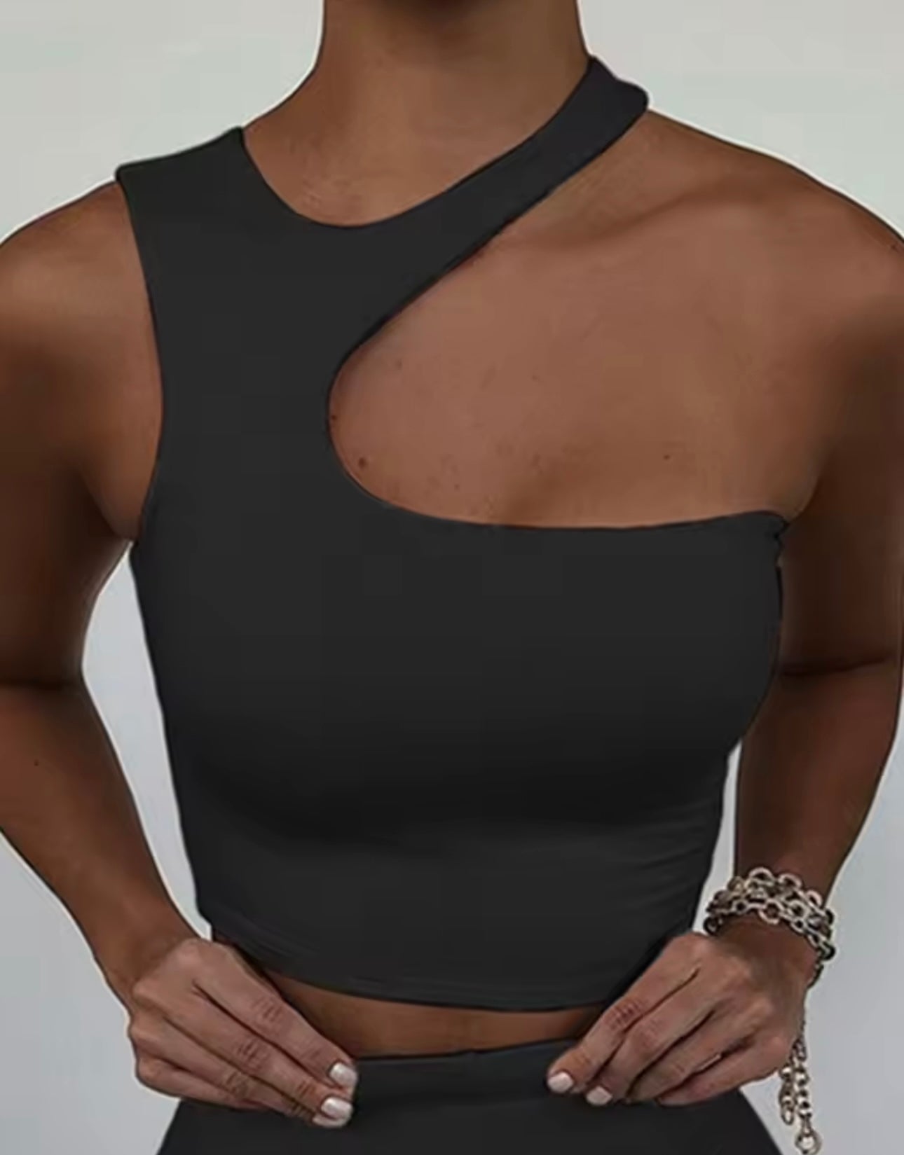 Turtleneck Crop Top Bra