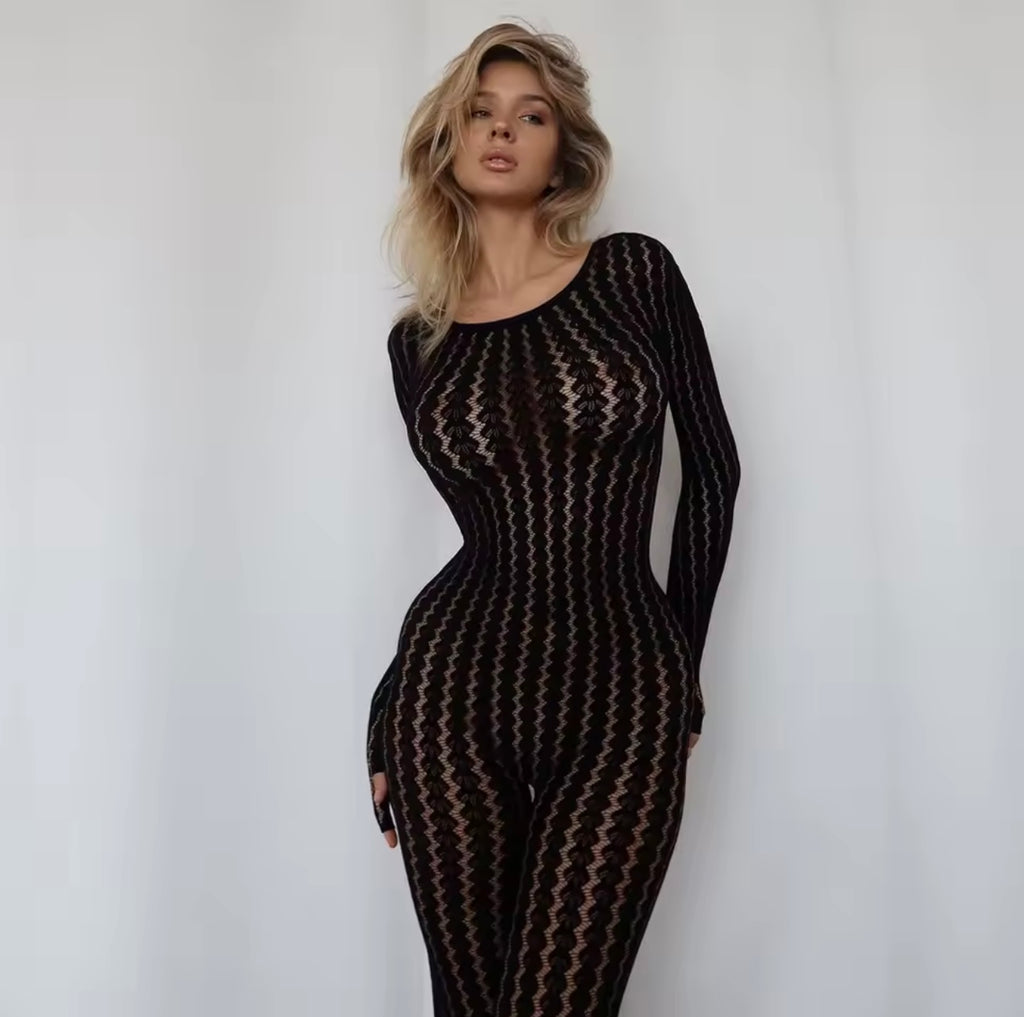 See-Thru Party Jumpsuit
