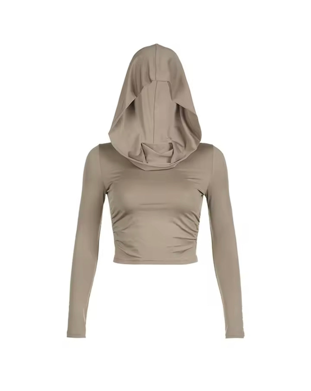 Crop Top Long Sleeve Hoodie