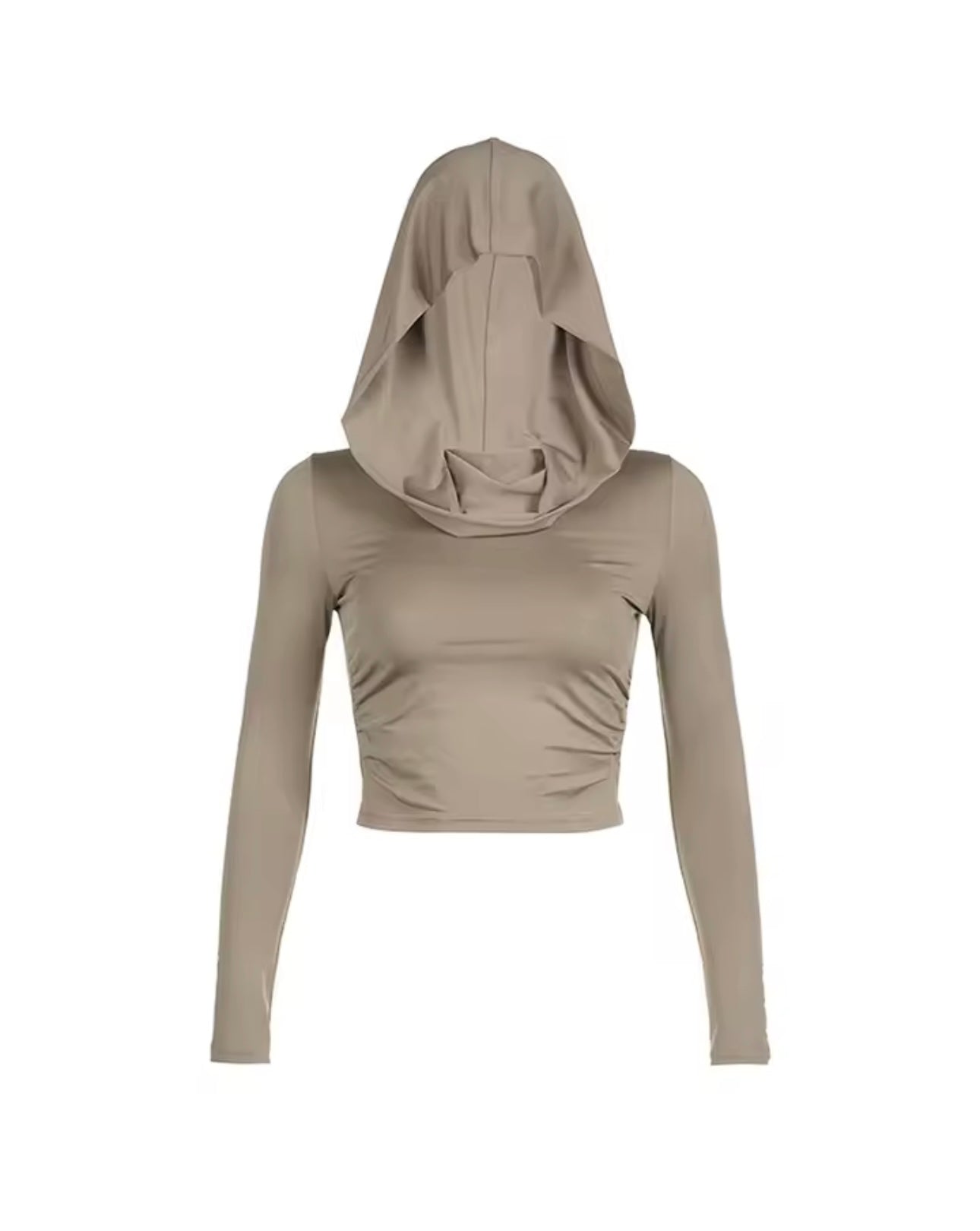 Crop Top Long Sleeve Hoodie