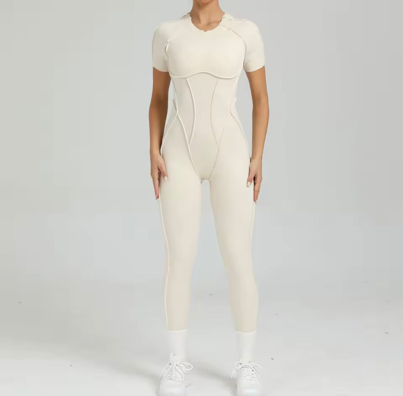 Women’s Workout Zipper Jumpsuit
