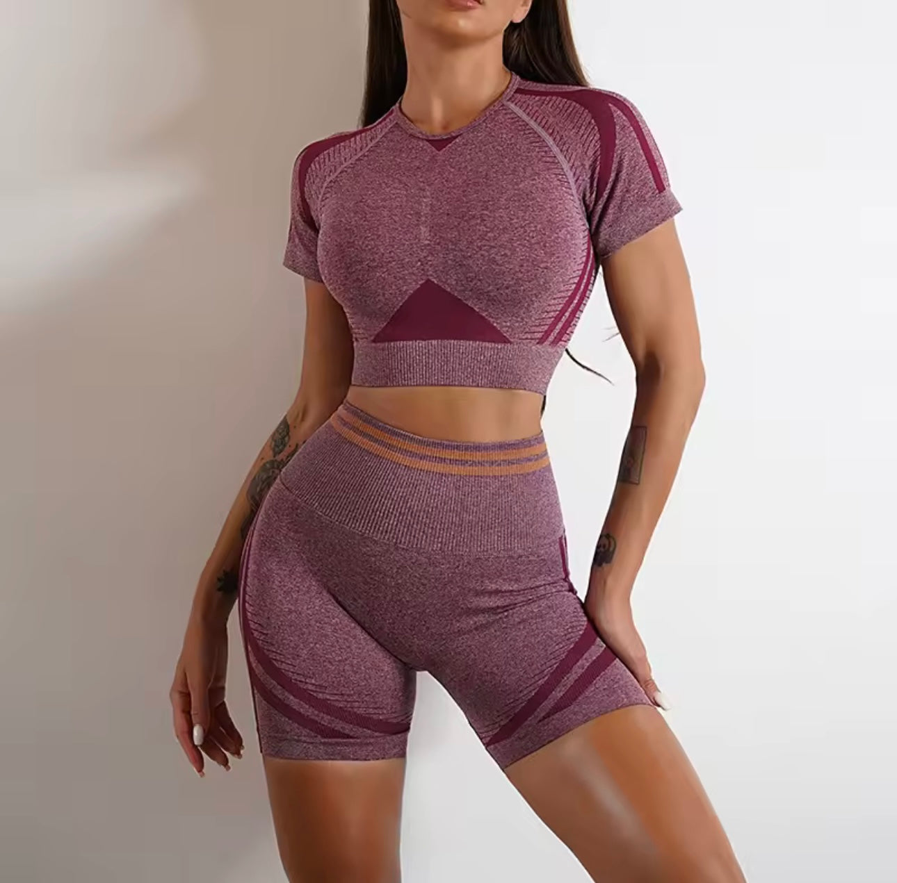 Women’s Seamless Stretch Workout Set