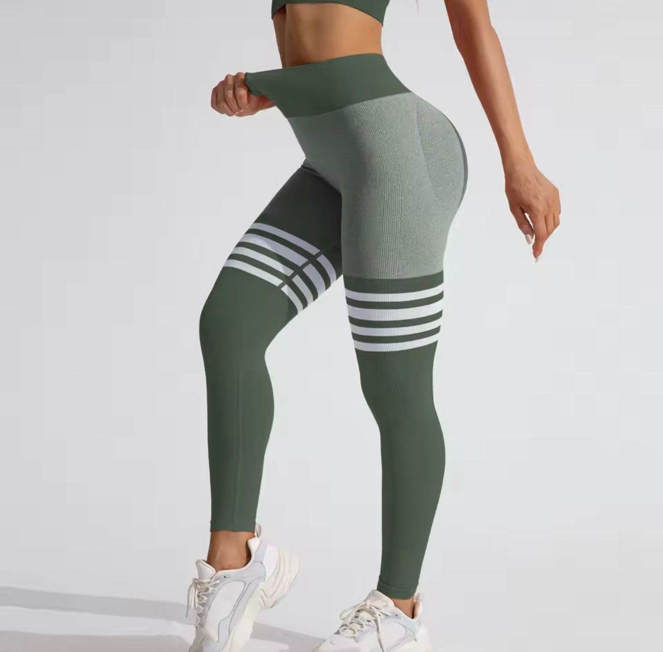 V-Shaped High Waist Booty Lift Leggings for Women