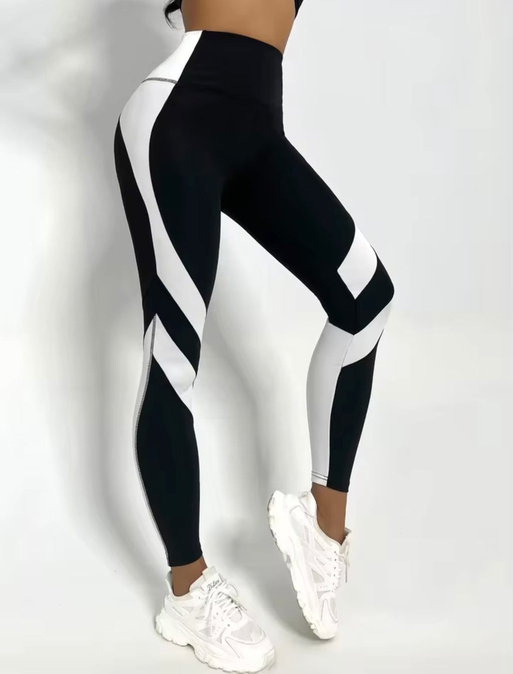 Women’s Black & White Leggings