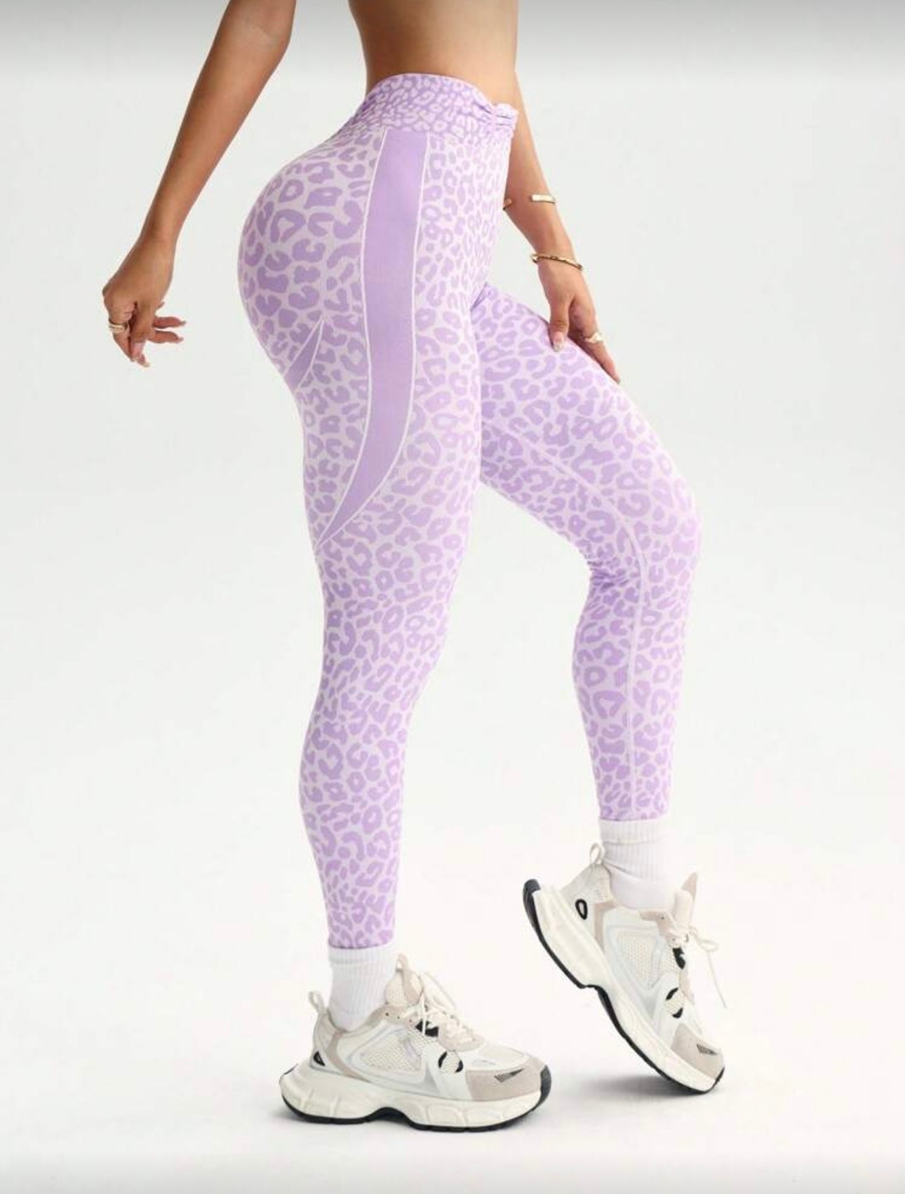 Leopard Aesthetic Curved Training Leggings
