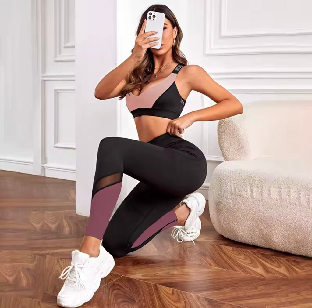 High Waist Yoga Pants With Pockets & Tummy Control