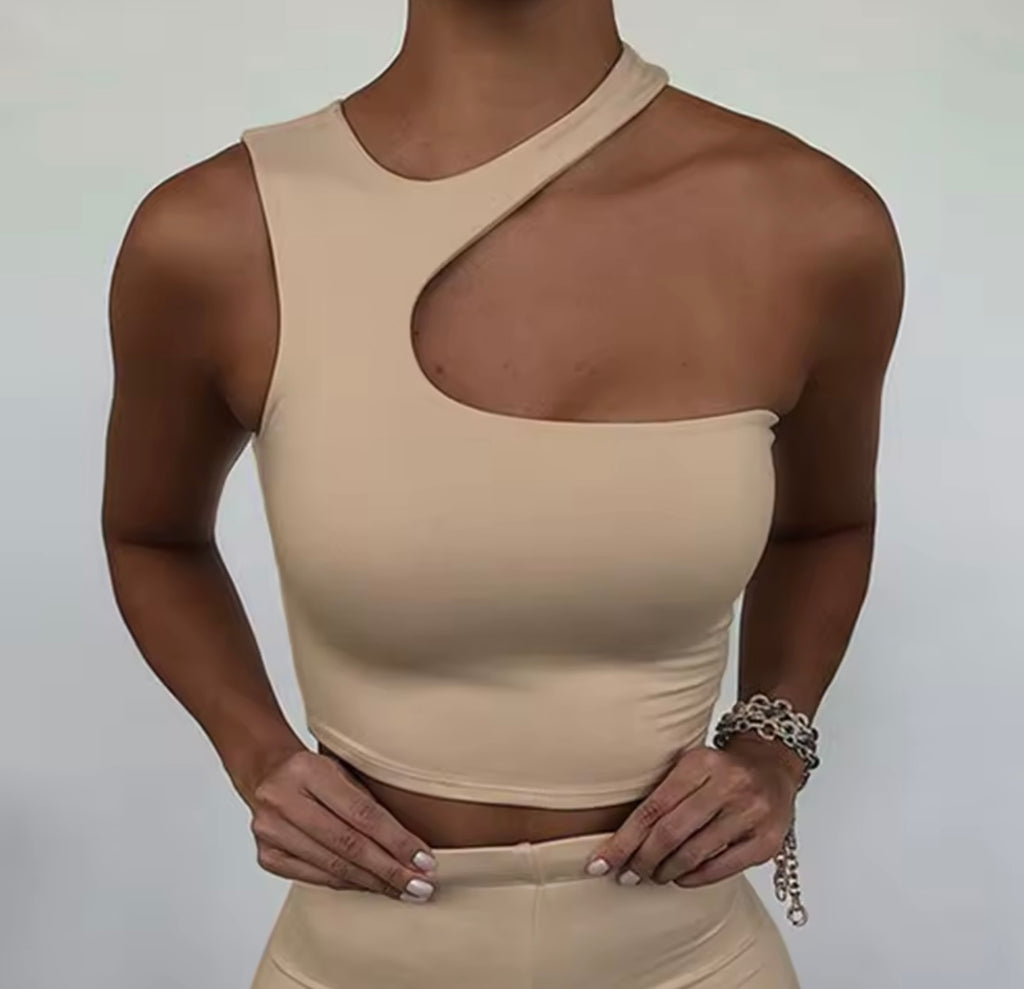 Turtleneck Crop Top Bra