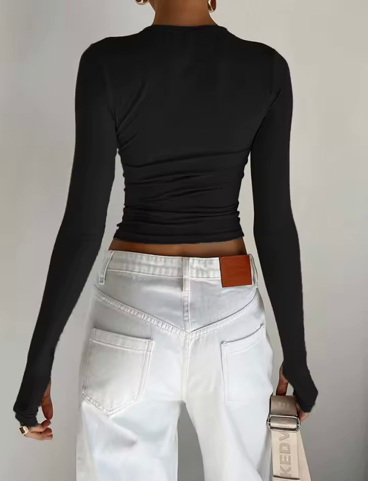 Women’s Long Sleeve Crop Top