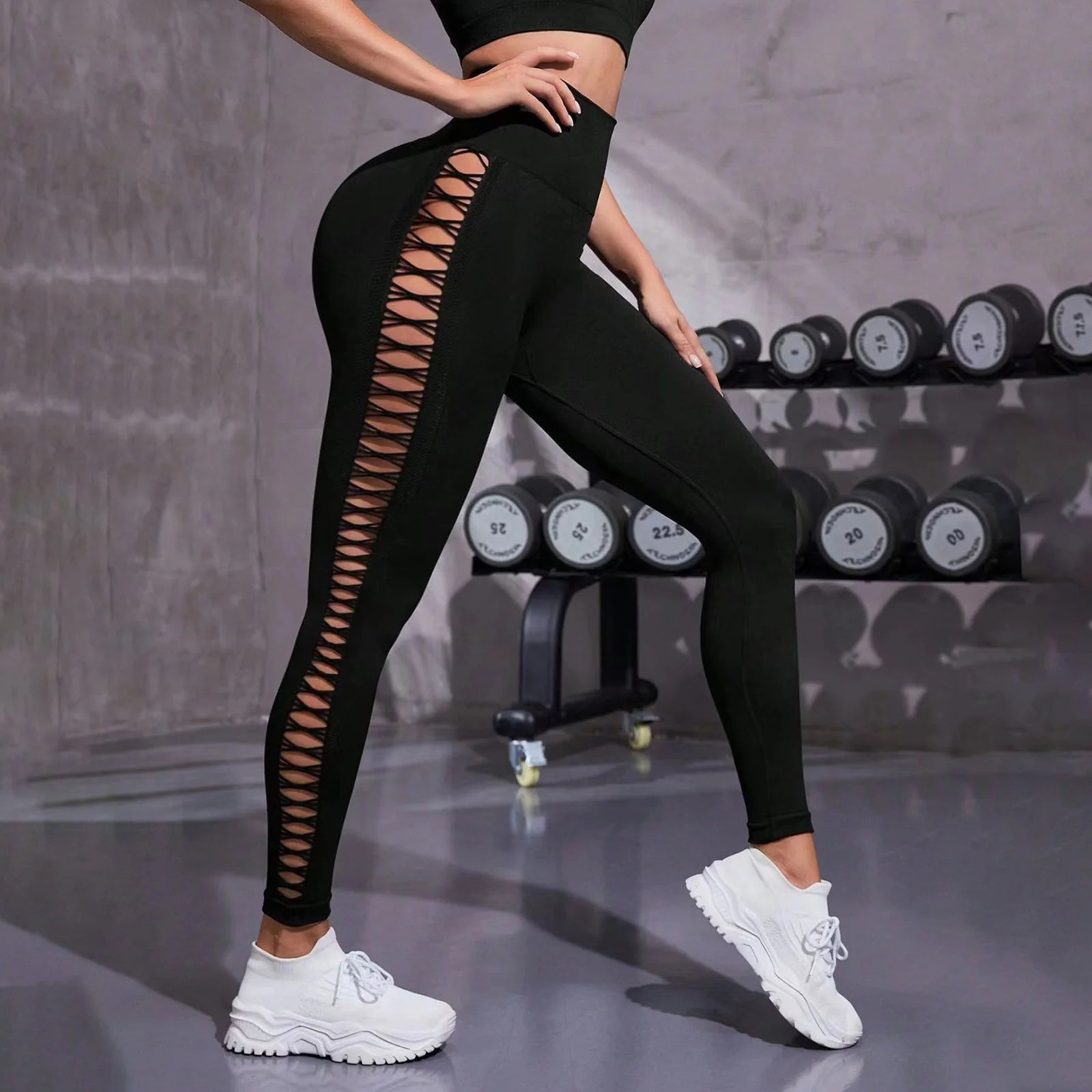 Women’s High-Waisted Booty Lift Seamless Leggings