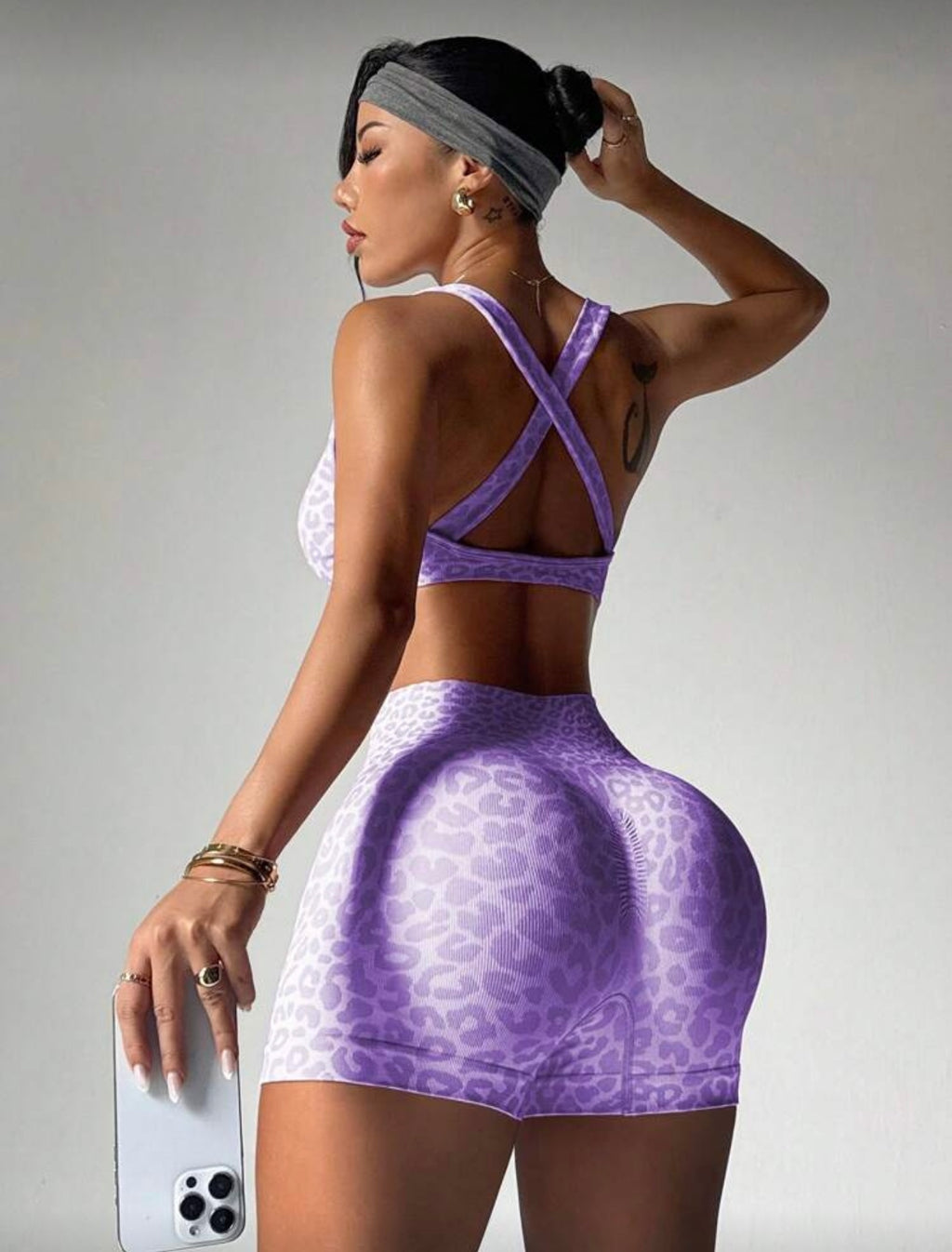 Bra & Shorts 2-Piece Workout Set