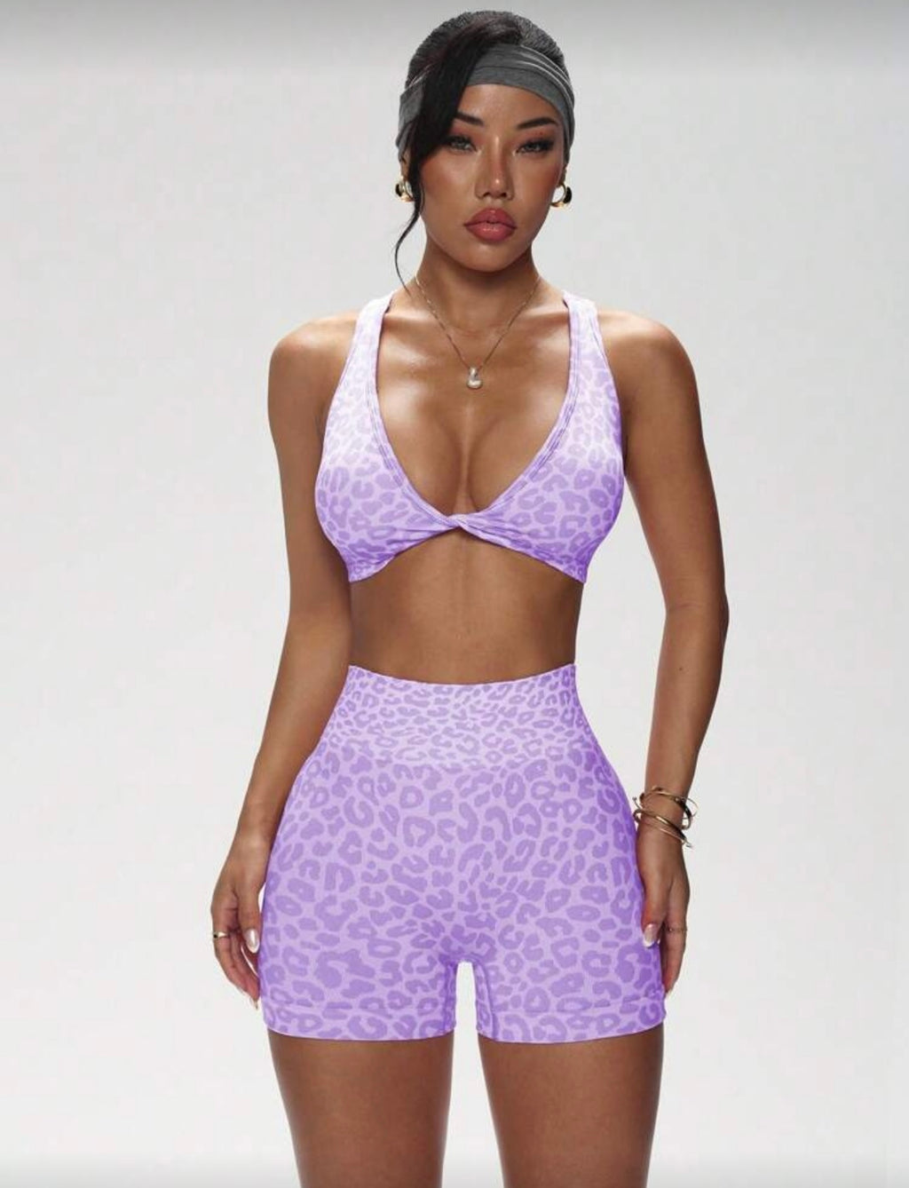 Bra & Shorts 2-Piece Workout Set